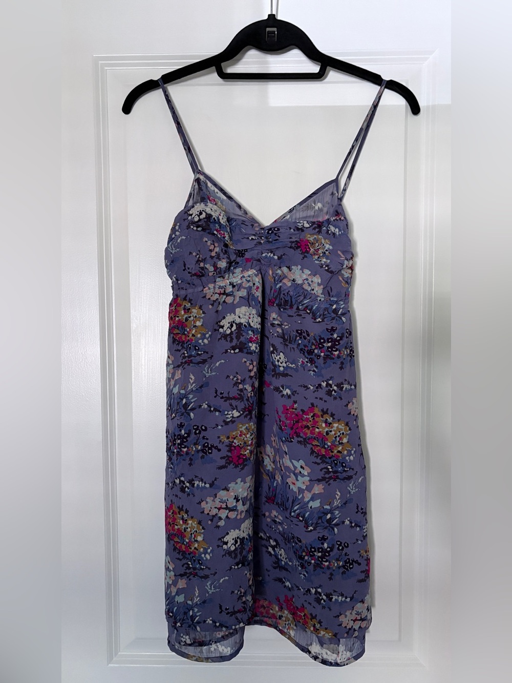 A&E Floral Lavender Spaghetti-Strap Dress 👗